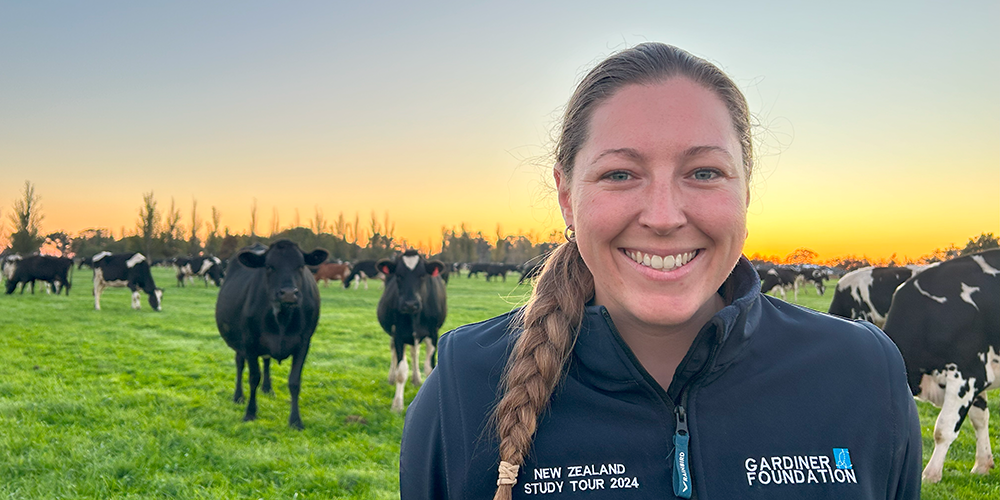 Jane and Leesa recently returned from the 2024 Gardiner Foundation New Zealand Study Tour where they explored the South Island, its dairy sector and developed their leadership skills.